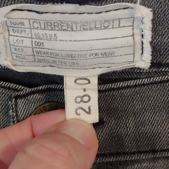 Current Elliot Gray Skinny Jeans-The Stiletto - Picture 4 of 8